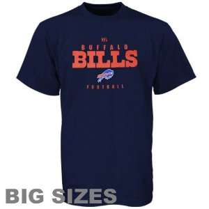  Buffalo Bills Navy Blue Critical Victory Big Sizes T shirt 