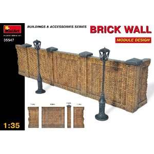    MiniArt Plastic Models 1/35 Brick Wall, Module Design Toys & Games