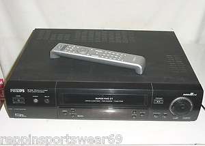 PHILIPS VR1010 Terbo Drive SVHS VCR Hi Fi Stereo S VHS  