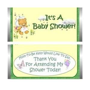  Its A Baby Shower Raindrop Teddy Baby