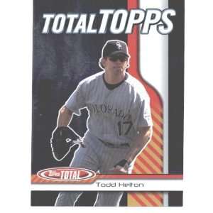  2004 Topps Total Topps #TT13 Todd Helton   Colorado 