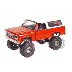   Chevy K5 Blazer Lifted 1/24 Red w/ Irok Swamper Tires Toys & Games