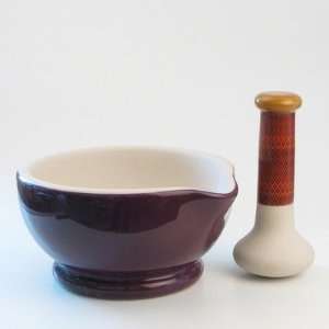  American Masala Large Mortar and Pestle in Fig Kitchen 