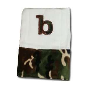  Personalized Camoflauge Burp Cloth Baby