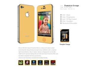 1of 7 color iPhone 4 4s Protector Protective Film Screen Skin case 