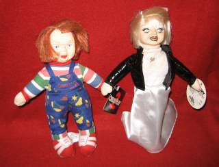 CHUCKY & TIFFANY 7 Plush Childs Play 2 & Bride of Chucky Good Guys 