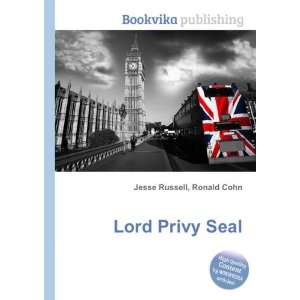 Lord Privy Seal Ronald Cohn Jesse Russell Books