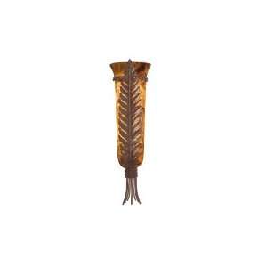 Kalco 5205AC SHELL Naples 3 Light Wall Sconce in Antique Copper with 