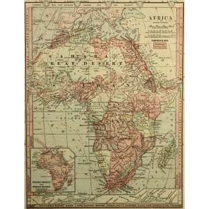  Monteith map of Africa (1885)