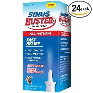  Wholesale Case (24 Pack)   Sinus Buster Pepper Nasal Spray 