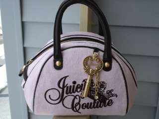 Juicy Couture Lavender Purple Terry Bowler Bag Purse  