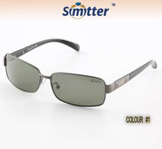 Simitter Fashion Mens Polarized Sunglasses Metal Frame  