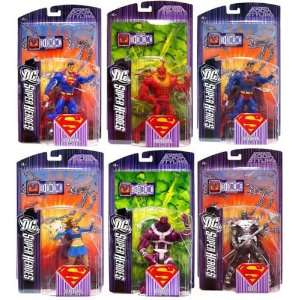   Rare Supergirl, Parasite, Steel, Doomsday and Superman Toys & Games