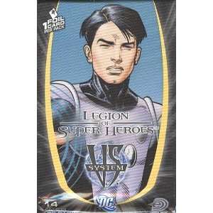   System Trading Card Game Legion of SuperHeroes Booster Pack 14 Cards