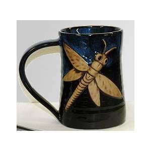   handmade pottery stein mug 24oz Always Azul Pottery