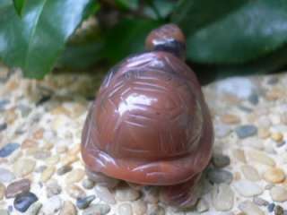 Hand Carved China India Agate Gemstone Turtle Figurine S3066  