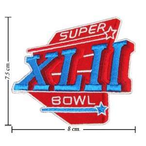  Super Bowl XLII 42 Logo Iron On Patches 