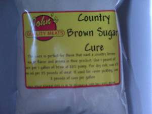 Country Brown Sugar Cure 1#. Use for brine or rub  