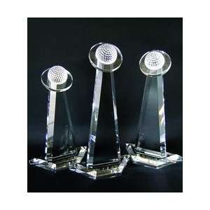  Award C159    Golf Tower Optical Crystal Award/Trophy 