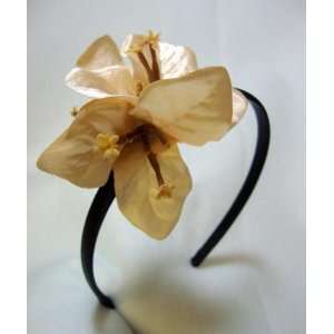  NEW Neutral Blush Bougainvillea Flower Headband, Limited 