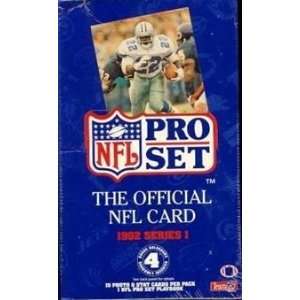  1992 Pro Set Football Series 1 Box 