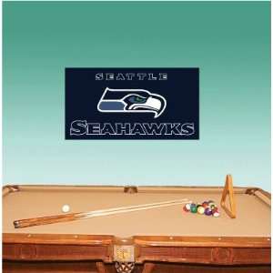 Seattle Seahawks Football Wall Decal 25 x 10 Everything 