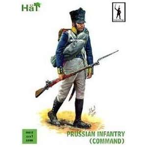  28mm Napoleonic Prussian Infantry Command (32) Hat Toys & Games