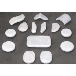    14 Piece Marble Basic Specialty Set Massage Stones 