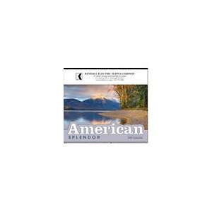  Min Qty 50 Scenic Calendars, American Splendor   Tinned Ad 