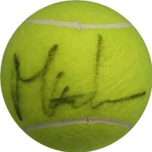  Martina Navratilova Autographed Medium Tennis Ball 