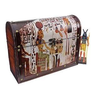  Xoticbrands 12 Classic Egyptian Safe Chest Vault