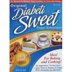  Diabetisweet Original Sugar Substitute 16 oz Pkg Health 