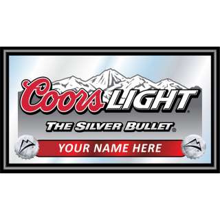 COORS LIGHT, The Silver Bullet, Bar/Game Room Mirror  