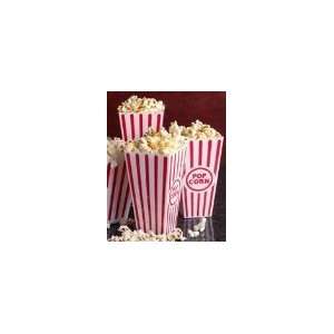  4 Plastic Movie Style Popcorn Tubs / Bowls / Boxes 