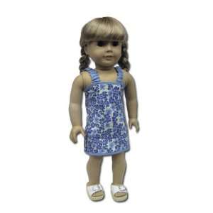  American Girl Doll Clothes Blue Sundress Toys & Games