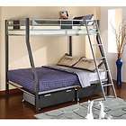 Up Sale grey metal Bunk Bed Mattress size full  