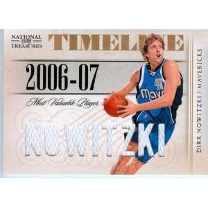   Dirk Nowitzki 8 Patch Game Worn Jersey Card