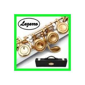 Closed STUDENT C FLUTE Lazarro~White/Gold+CASE Everything 