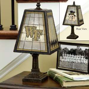  Lake Forest College Art Glass Table Lamp