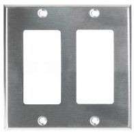 Gang Decora Wall Plate STAINLESS STEEL Switch Cover  