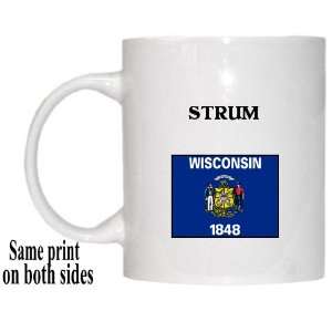  US State Flag   STRUM, Wisconsin (WI) Mug 