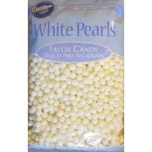 Wilton White Pearls Favor Candy.16 Oz. Bag  Grocery 