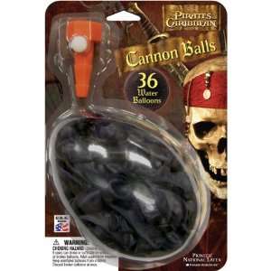  Pirates of the Caribbean Balloons Cannon Balls 36 Count Toys & Games