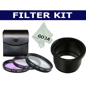  58mm Professional multi coated 3 Pieces Filter Kit UV PL 