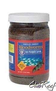 Bloodworms Freeze Dried SF Bay Fish Food SFB 1.75oz  