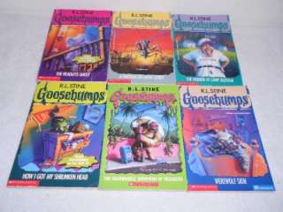 HUGE lot of 58 Goosebumps books by R.L. Stine  