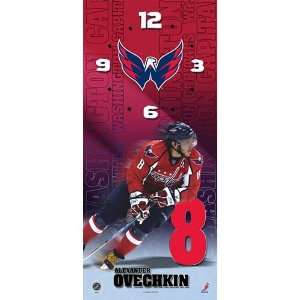   Washington Capitals Alex Ovechkin 7x16 Clock