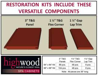 Highwood Spa and Hot Tub Cabinet Restoration Kit  