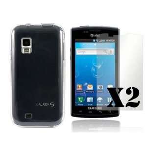  Samsung Captivate for AT&T TPU Case (Clear) + 2pcs Screen 