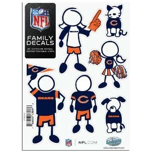   BSS   Chicago Bears NFL Family Car Decal Set (Small) 